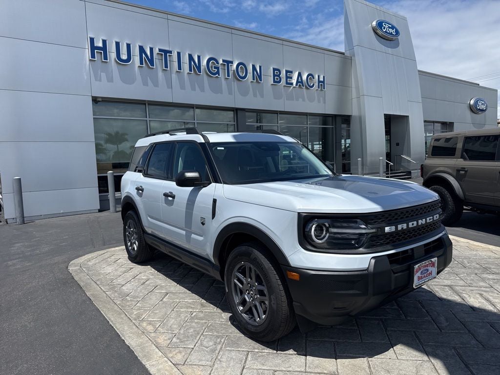 Space White Metallic 2026 Ford Bronco Sport Big Bend currently available at Huntington Beach Ford